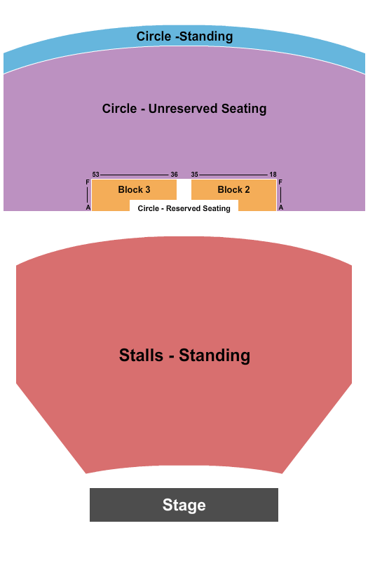 O2 Academy Brixton Perfect Circle Seating Chart